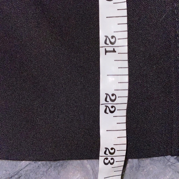 Guess black high waisted satin lined midi skirt Sz 12 - Picture 8 of 12